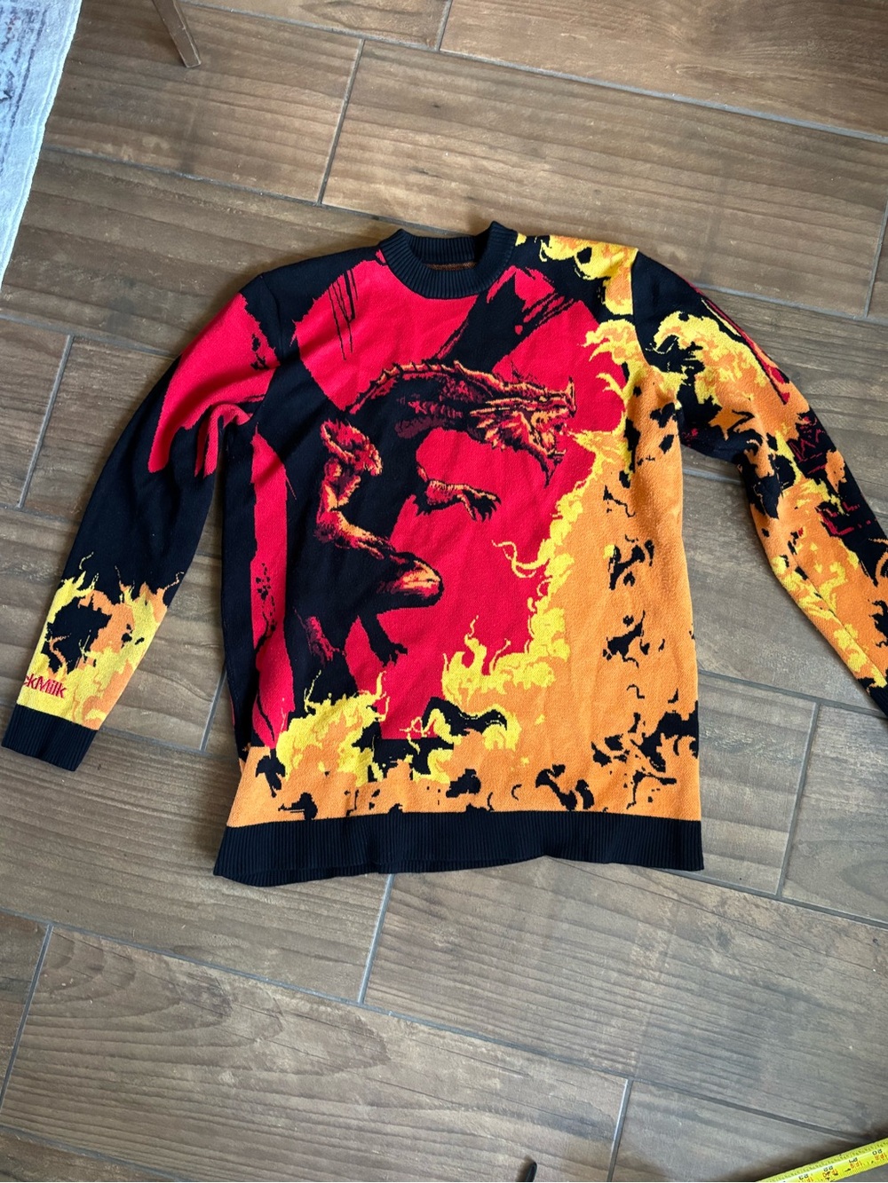 BlackMilk x Dungeons & Dragons Dragon Fire Knit Sweater XS/S Fantasy Gamer